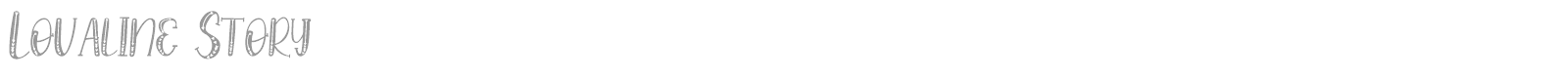 Lovaline Story font preview